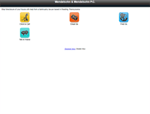 Tablet Screenshot of mendelsohnandmendelsohn.com